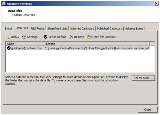 Ошибка 0x80004005, сбой операции в outlook