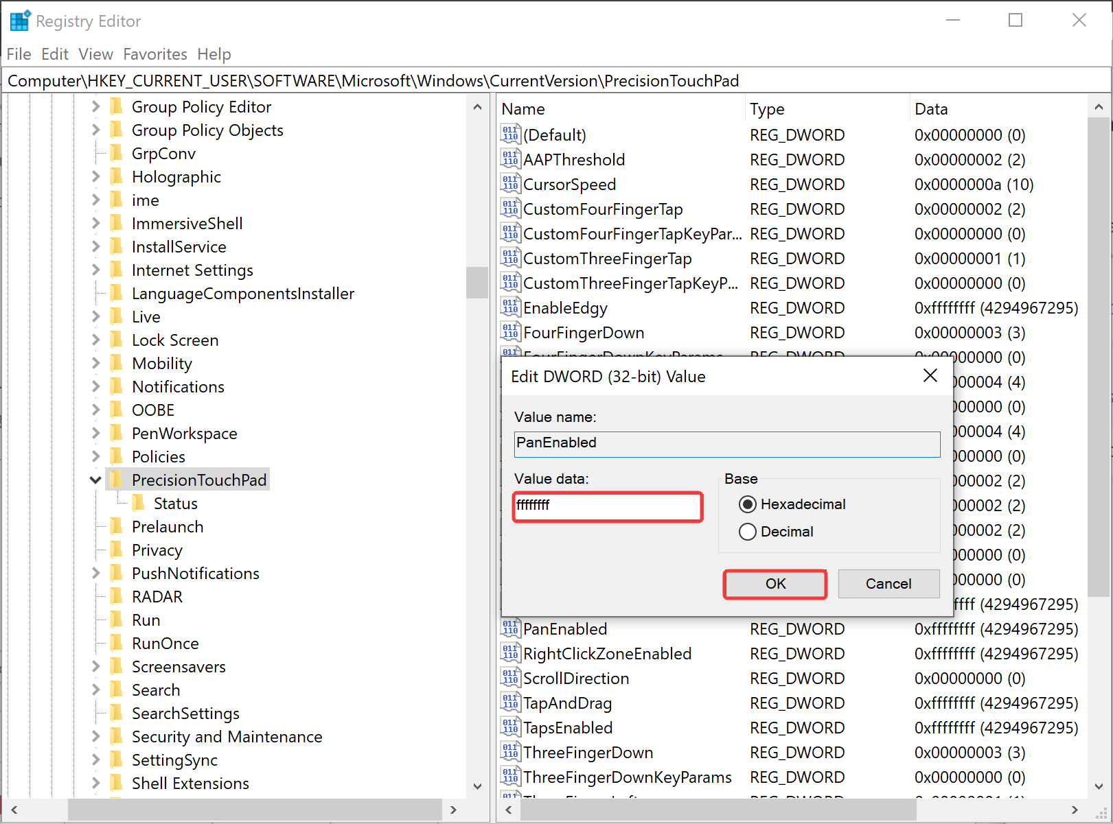 Включение, отключение и настройка жестов тачпада в windows 10