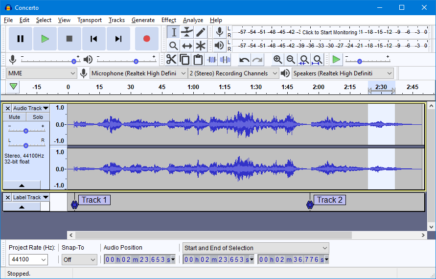 Как разделить звук в audacity и другие полезные приемы - mexn