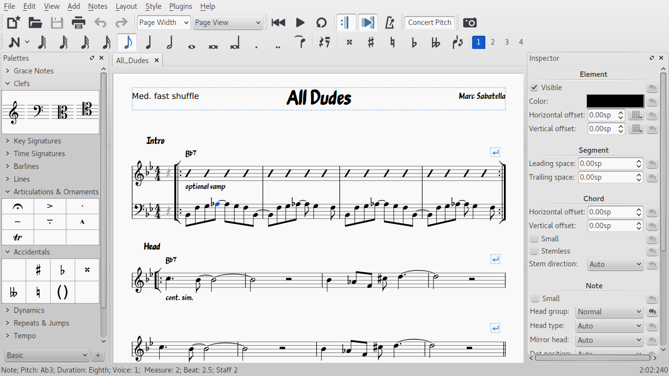 Руководство по musescore 3