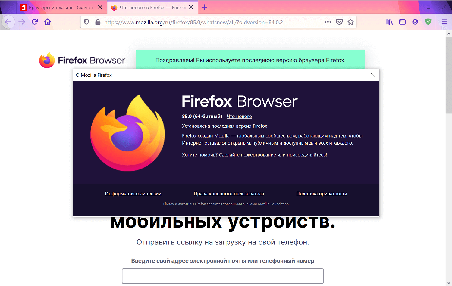 Лучшая версия браузера мozilla firefox