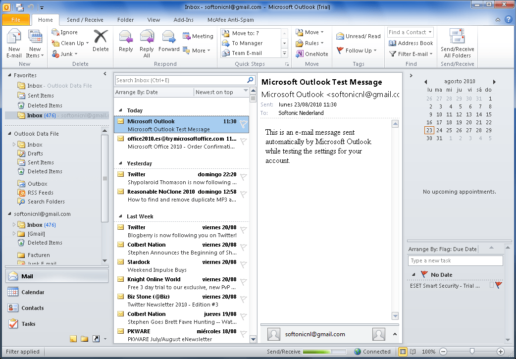 Аналог outlook - удобная замена microsoft outlook для windows бесплатно
