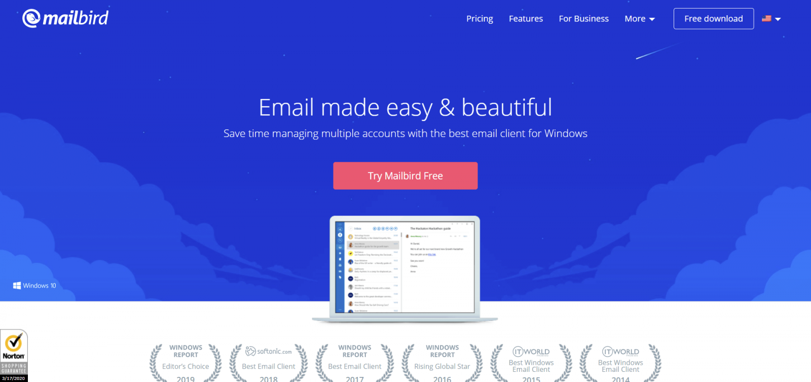 Mailbird Интерфейс. Mail client Windows. Почтовый клиент для виндовс. Почтовые клиенты для Windows 10. Win client