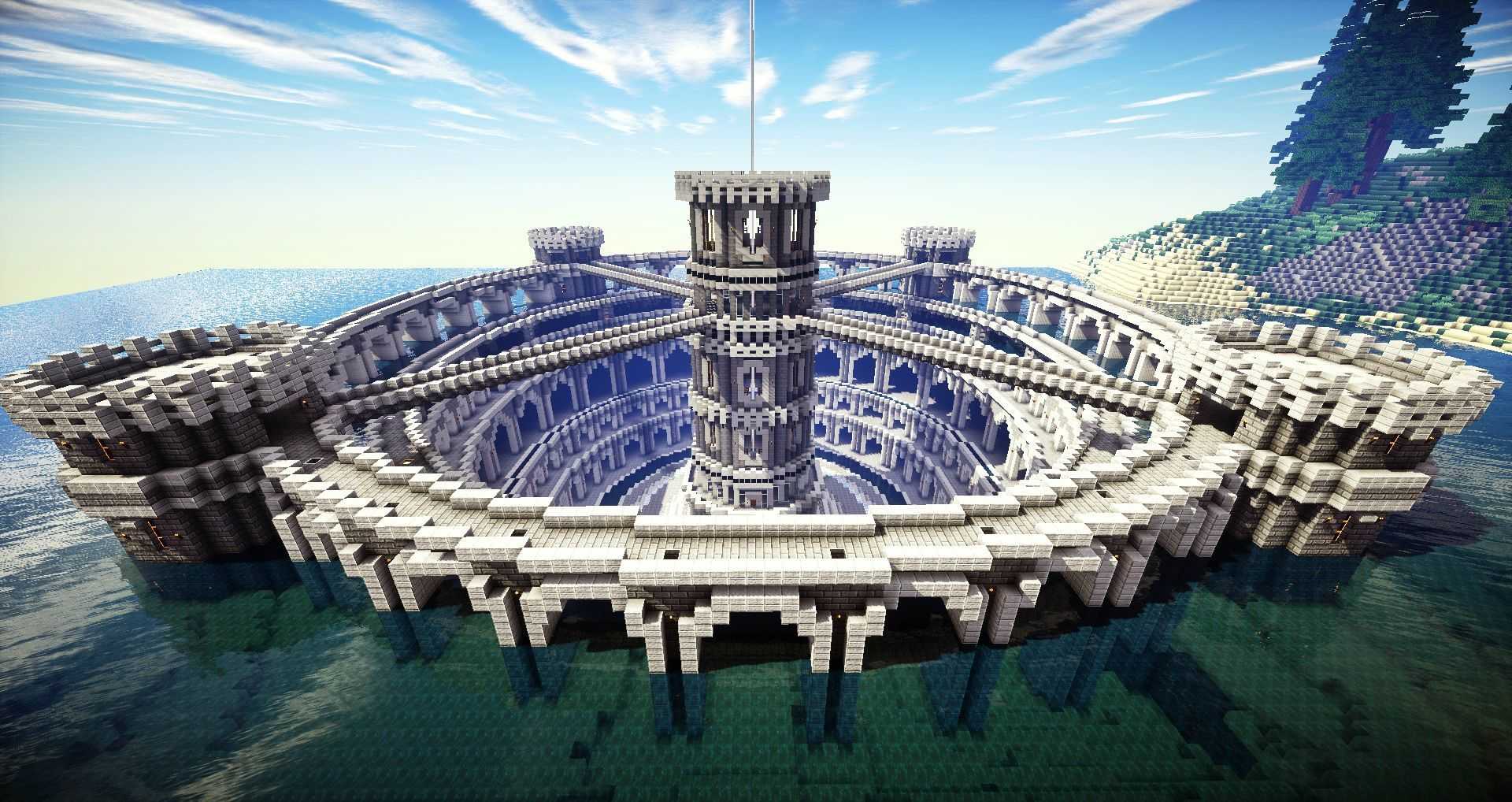 Самые большие карты для Minecraft, которые поражают воображение Настоящие шедевры архитектуры