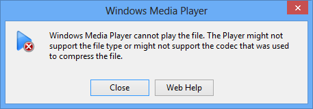 При воспроизведении файла windows media произошла ошибка windows: что делать?