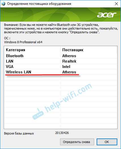 Драйвера для acer, emachines и packard bell