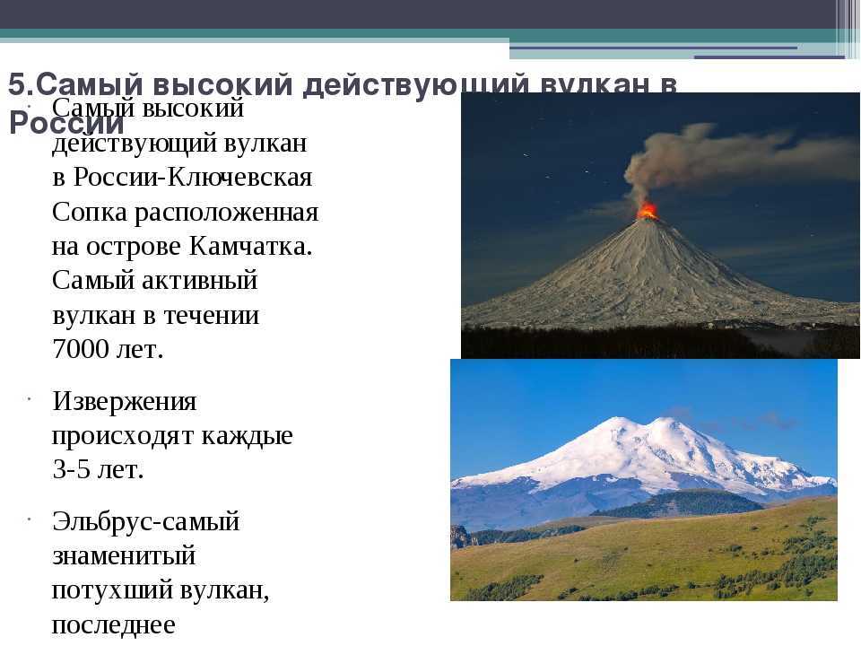 Самый высокий действующий вулкан в мире