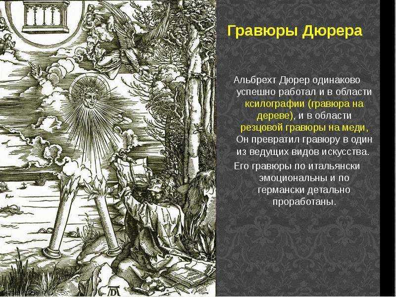10 работ альбрехта дюрера, которые нужно знать