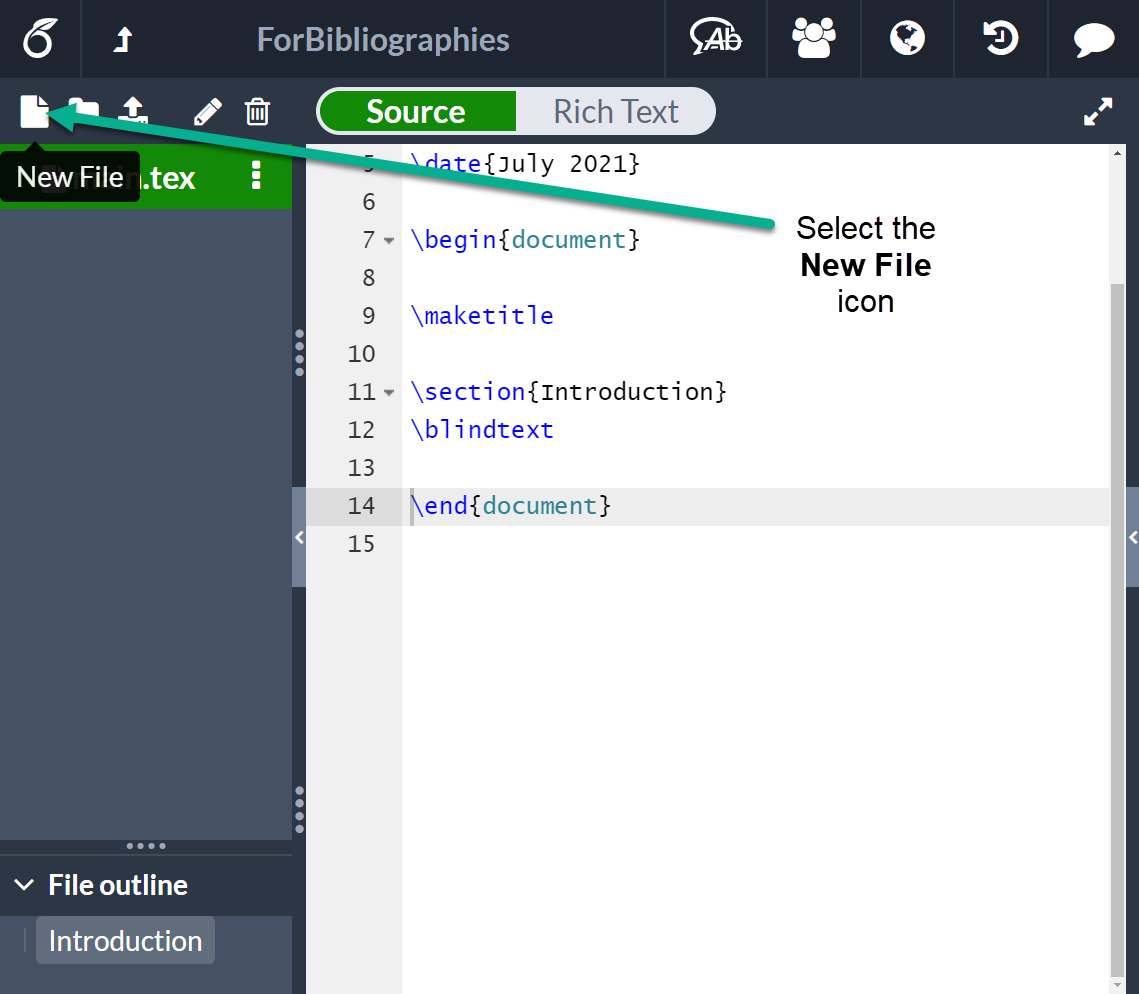 Bibliography management with bibtex - overleaf, online latex editor